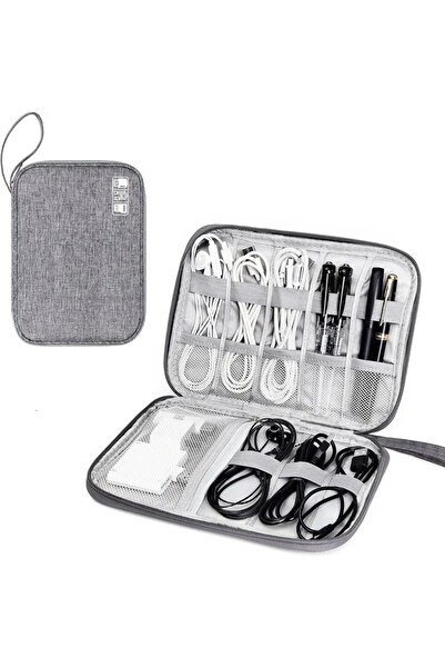 Choice مكعب تعبئة سفر رقمي متعدد الوظائف باللون الرمادي، يوفر مساحة تخزين كاب...