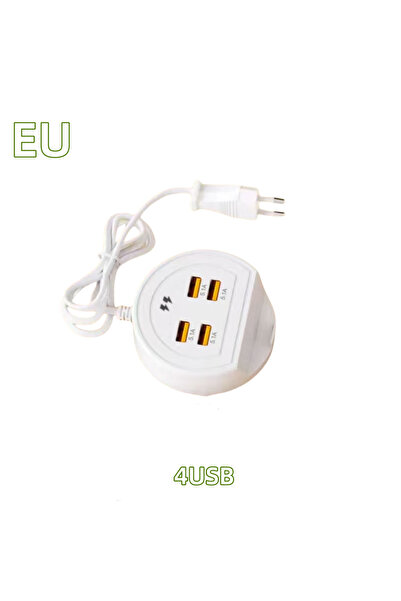 Choice EU Plug 4USB Multiport USB Charger PD Type C 5.1A Fast Charging EU US UK Plug Wall Charger USB Hub A