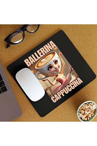 OEM Mousepad Brainrot Ballerina Cappuccina Italian Meme