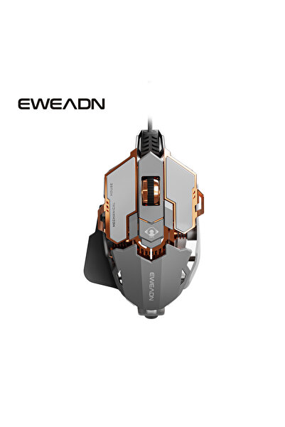 Choice7 grey mute EWEADN G5 USB Wired Gaming Mouse Silent or audible optional...