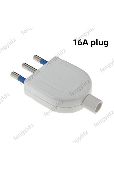 Choice قابس 16 أمبير أبيض قابس إيطالي 10 أمبير/16 أمبير قم بتوصيل سلك الطاقة ...