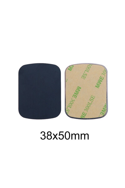 Choice 38x50mm JCD 10 قطع لوحة معدنية مغناطيسية سوداء لحامل هاتف السيارة ملصق...