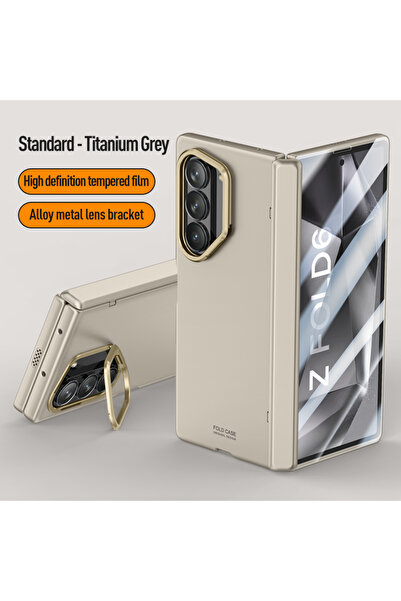 Choice5 A02 For Samsung Fold 6 Magnetic Hinged Holder Cover For Z Fold 6 Fold...