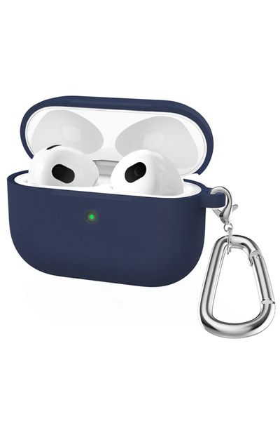 Choice جراب سماعة أذن من السيليكون Airpods 3 أزرق داكن 15 لسماعات Airpods 4 /...