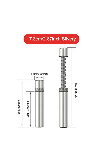 Choice1 Silvery 73mm GPUHOLD Graphics Card Bracket GPU Holder Video Card Support Stand Aluminum Vertical Tel