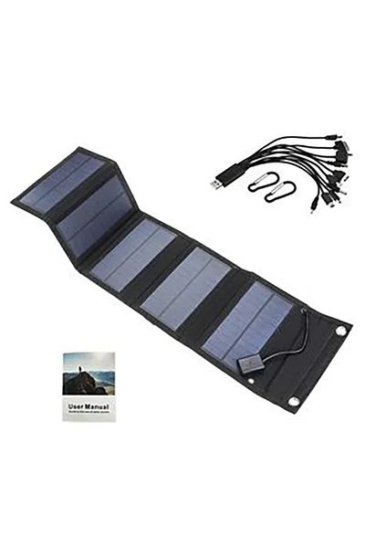 Choice 5fold Solar Panel Ultra-Light 600W Solar Charger – Foldable & Compact Solar Panel for Backpacking, T