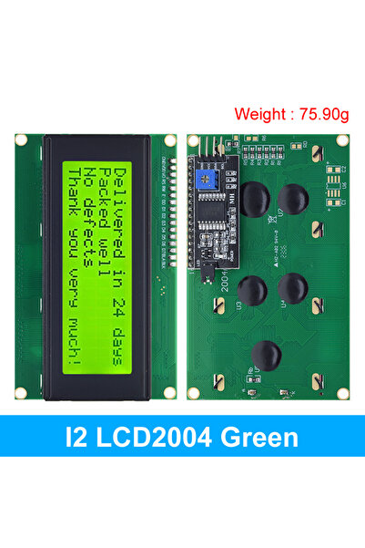 Choice شاشة LCD2004 خضراء I2 LCD2004+I2C 2004 20x4 2004A شاشة زرقاء/خضراء HD4...