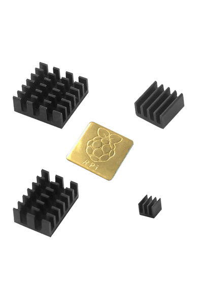 Choice6 AX030-Black-5 قطع مبرد شرائح GPUHOLD 4 قطع/5 قطع لـ Raspberry Pi 2/3/...