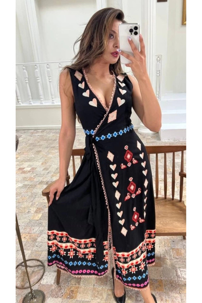 MetuCA 5983 Kimono-Black