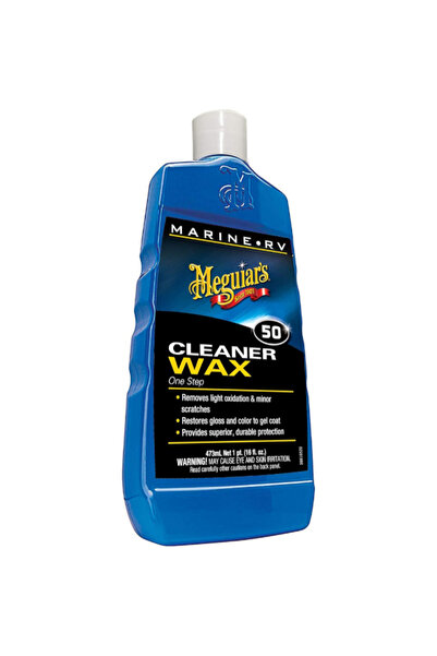 Meguiars منظف شمعي سائل متعدد الأغراض من مارين آر في بخطوة واحدة، 473 مل