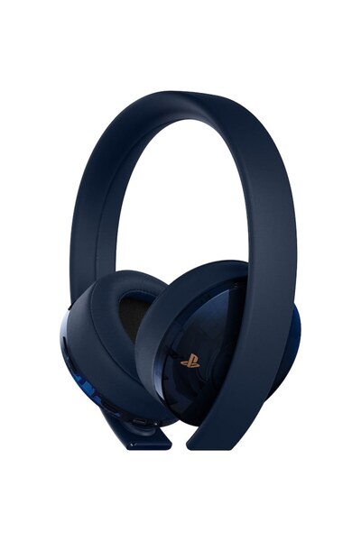 Sony Gold Wireless Gaming Headset 500 Million Limited Edition for PS4, Navy Blue