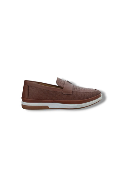Growish Gre0165-1 Genuine Leather Handmade Special Production B Buckle Thermoactive Sole White Loafer Shoes