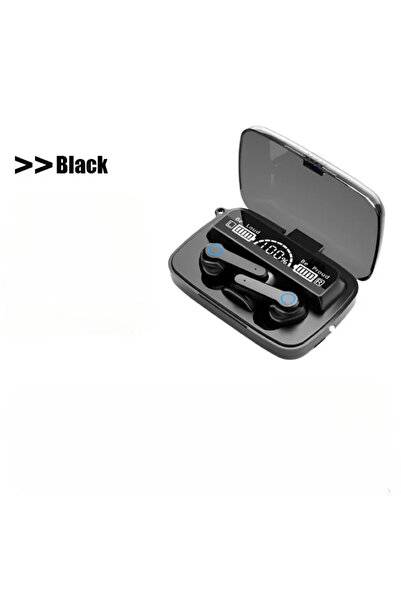 Choice سماعة رأس TWS M19 سوداء اللون مزودة بخاصية التحكم باللمس وسماعات رأس ل...