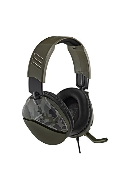 Turtle Beach Recon 70 Gaming Headset, Multiplatform, 3.5mm Jack, Camo Green
