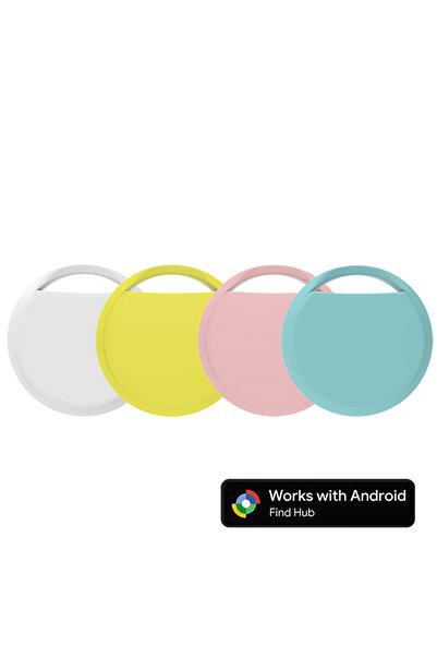 Choice 4-pack v2 4-Pack Bluetooth GPS Tracker for Android Tag Work With Google Find App Key Parcel Bike Pet