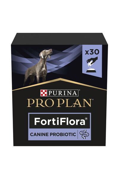 Purina Veterinary Diets Purina, FortiFlora, Probiotic pentru caini 30 de plicuri