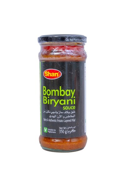 Shan Bombay Biryani Sauce 350 g Ready to Use Spice Mix for Authentic Rice Dishes with Rich Flavor