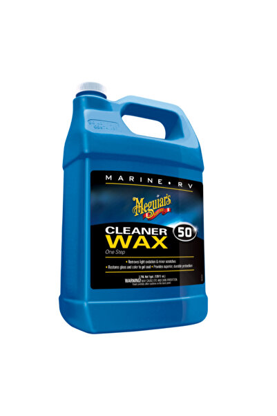 Meguiars Marine RV Gloss Polishes One Step Cleaner Wax Liquid 3.8 Liter