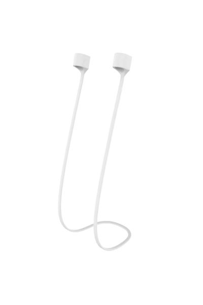 Vikefon WHITE Magnetic Wireless Anti-Lost Silicone Earphone Rope Holder Cable For AirPods Pro Airdots Samsun