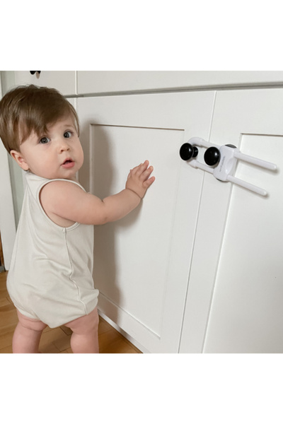 Toddleroo by North States 3-Piece Sliding Cabinet Safety Locks
