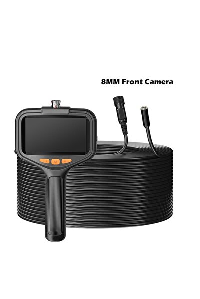 Choice منظار داخلي أمامي محمول باليد بطول 15 مترًا وقطر 8 مم وشاشة 4.3 بوصة وكاميرا مزدوجة واحدة عالية الدقة 1080 بكسل وعدسة جانبية للطيران