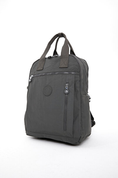 Sanmorris Unisex Water Resistant Crinkle Fabric Backpack and Wallet Type Hanging Pen Holder