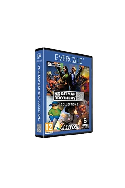 EVERCADE Joc, C8, Colecția Frații Bitmap. 2, 6 în 1, Retro, Joc multiplayer