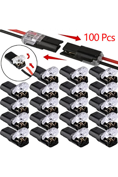 Choice Panel Connector 100Pcs 20/50/100 Pack of H2 2-Pin Pluggable Wire Conne...
