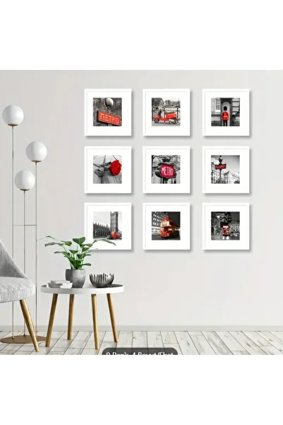Verda Çerçeve 9 Lu Pvc Glass Removable Frame