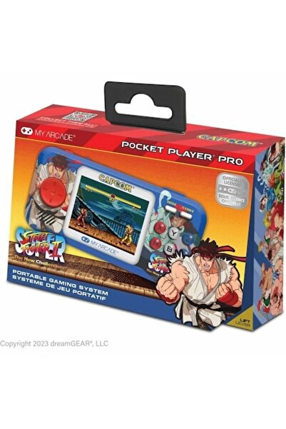 My Arcade Portable Game Console My Arcade Pocket Player PRO, Super Street Fighter II, 7cm, Multicolor