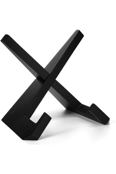 Slasa Acrylic Cookbook Stand 6.5x8.5 Inch Black Recipe Book Holder Kitchen Di...