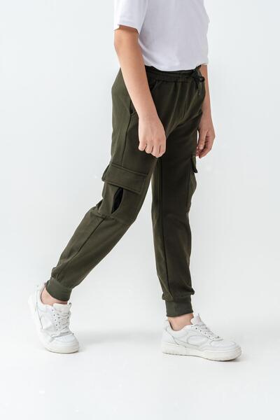 Mışıl Kids Ανδρικό παιδικό φούτερ Cargo Pocket Level Up με στάμπα