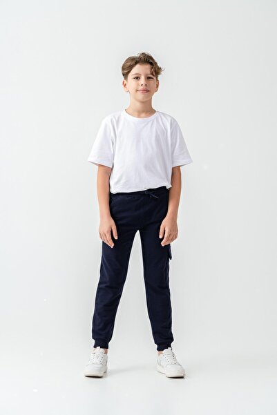 Mışıl Kids Αγόρια αθλητικά παντελόνια Cargo Pocket