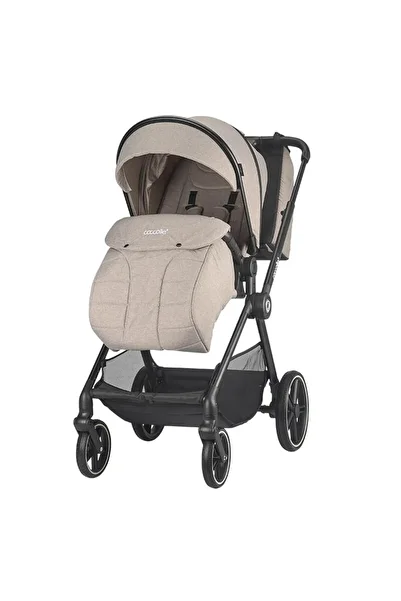 Coccolle Carucior 2in1 Lissia Premium Line, Roti mari, Cadru aluminiu anodizat, Copertina XXL, Maner