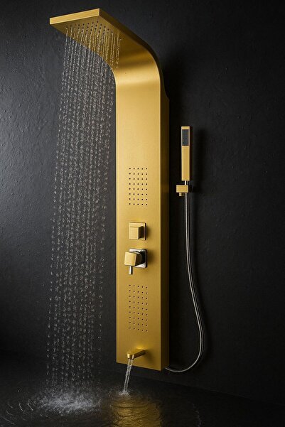 Birr Shower KUĞU DİKEY MASAJLI DUŞ SETİ