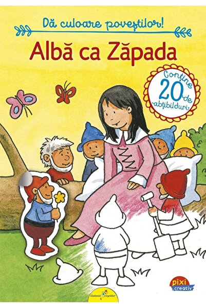 Editura Galaxia Copiilor Pixi Creativ. Alba ca zapada