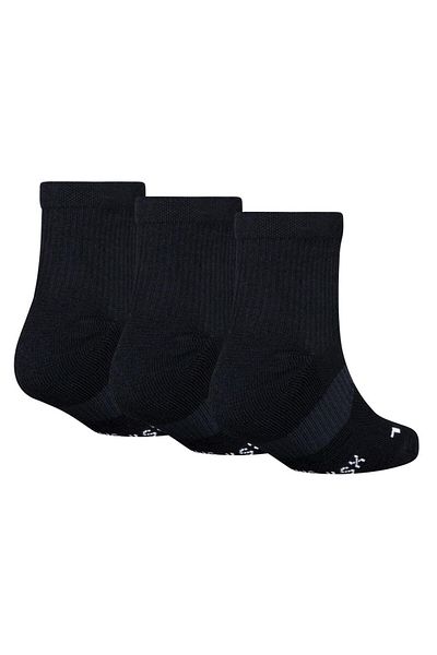 Nike 3 Pack Multiplier Quarter Length Socks Set - Black