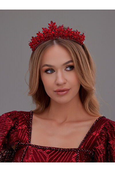 Magic Tiara Kristal Taşlı Gelin ve Davet Tacı – Işıltılı Zarif Tasarım