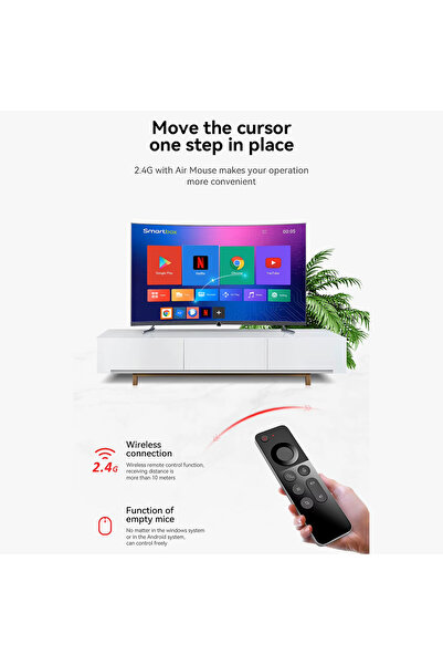 Generic W3 4-in-1 Air Mouse Remote – Wireless Keyboard, Mouse & Infrared Control for Smart TVs