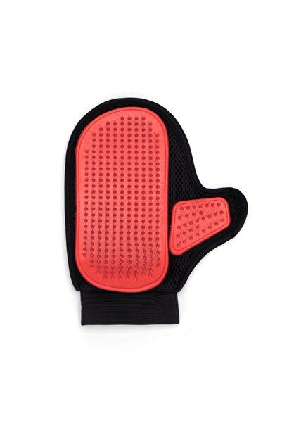 Sofia Concept Manusa-Perie cu Dinti Metalici pentru Ingrijire Animale de Companie, Red Metallic