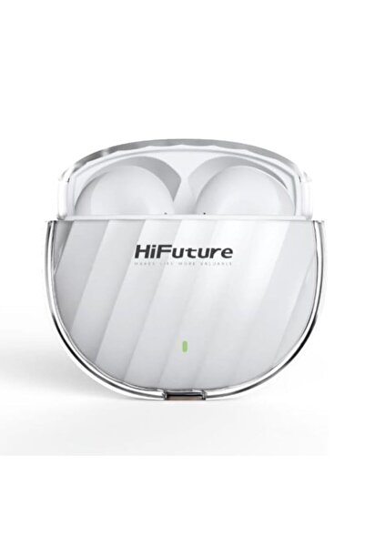 HiFuture FlyBuds3 ENC Enabled TWS - White | 30H Playtime, Ultra-Low Latency, AI ENC Mic, Deep Bass