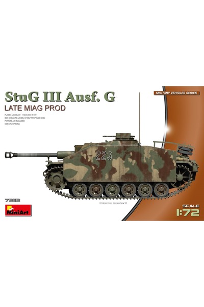 MiniArt 72112 1:72 StuG III Ausf. G Son Miag Production Tank Model