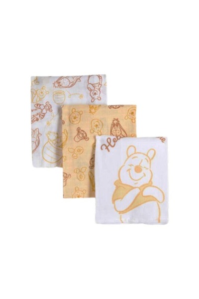 Primark Set 3 muslin blankets 70×70 cm Winnie The Pooh