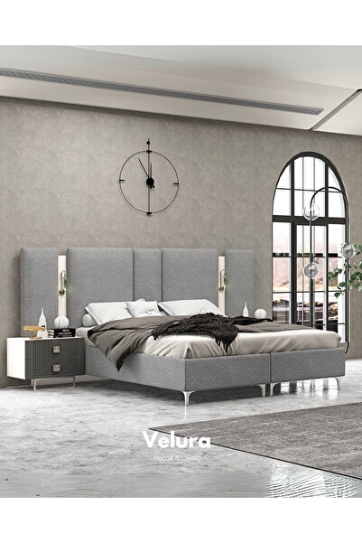 Velura Home & Living Gözde Yatak Odası Takımı (Dolap + Şifonyer + Komodin + Karyola)