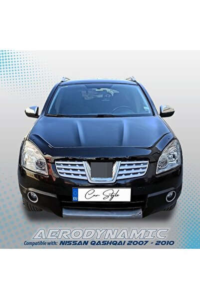 Lumi LUXURY Deflector capota negru lucios compatibil Nissan Qashqai 2007-2010