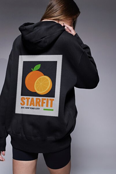 The Champ Clothing Μαύρο Oversize Hoodie Μαύρο – 3 κλωστές με κουκούλα, τσέπη...