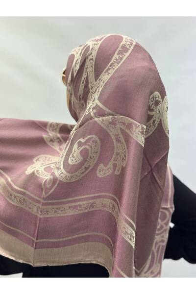 ALDAYER Φουλάρι 120 βισκόζης ζακάρ μοτίβο 3