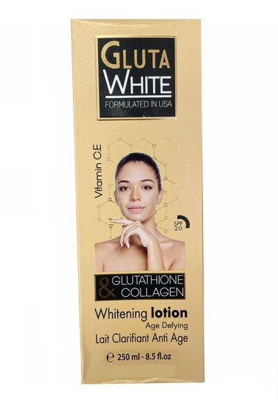 GLUTA WHITE لوشن تبييض الجسم بالجلوتاثيون والكولاجين 250 مل