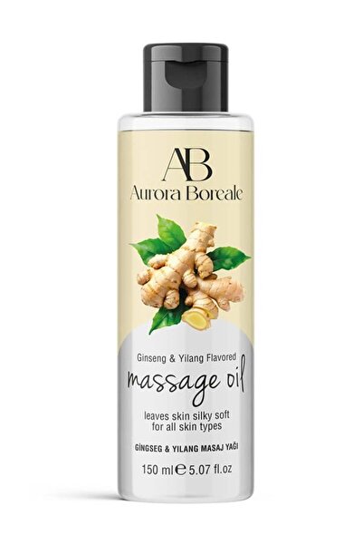 Genel Markalar Aurora Boreale Ginseng Aromalı Masaj Yağı – 150 ml, Su Bazlı &...