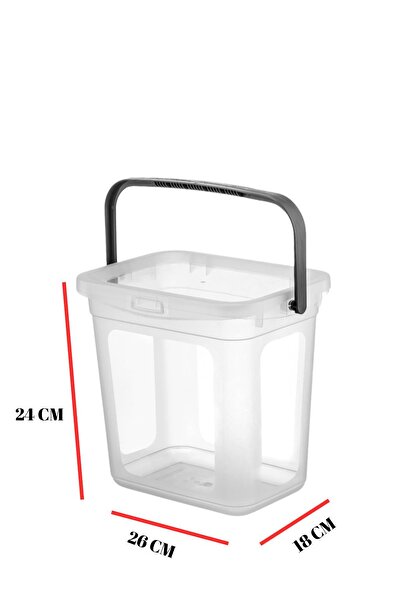EWs 2’li Multibox Erzak Saklama Kabı & Saklama Kutusu 6 Lt Şeffaf
